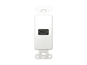 Monoprice 21659 Decor Wall Plate Insert With 90-degree Hdmi Connector_