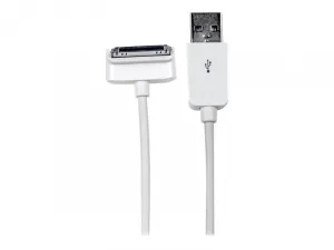 Startech USB2ADC1MD .com Down Angle Apple 30 Pin Dock To Usb Cable Ipa