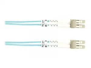 Black FO10G-003M-LCLC 3m Lc To Lc 10 Gig Fiber Patch Cable - Aqua