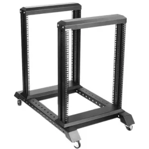 Istar WO15AB-P2U Usa 15u 4 Post Open Frame Rack