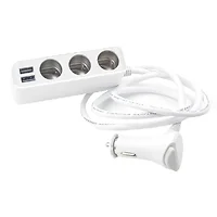 WORRYFREE GADGETS-3SOC2USBCC-WHT