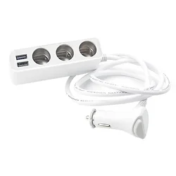 WORRYFREE GADGETS-3SOC2USBCC-WHT