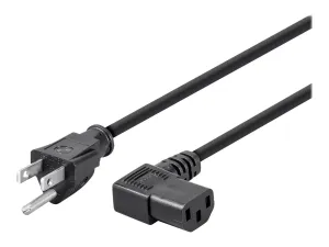 Monoprice 7675 Right Angle Power Cord Cable 3ft