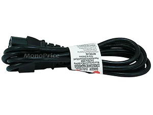 6448 | Monoprice 6FT Extension Cord with 3 Outlets for