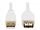 Tripp Lite USB-A ANTIBACTERIAL CABLE M/F WHITE 6FT