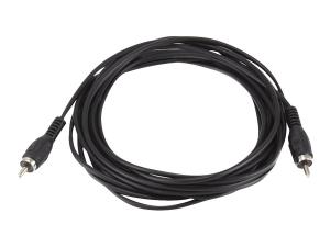 Monoprice MTH 00654 Rca Plugplug Mm Cable - Black 12ft