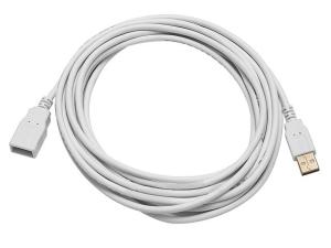 Monoprice 8608 Usb 2.0 A M To A F Ext Cable15ft - Wte