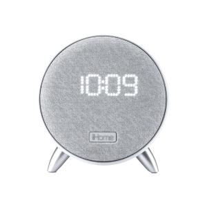 Ihome IBT235W Powerclockbtdualusbchg Wht