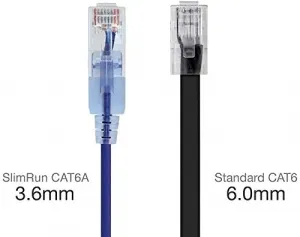 Monoprice 16318 Slimrun Cat6a Ethernet Patch Cable - 25ft