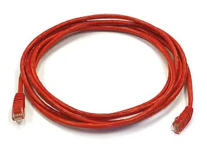 Monoprice 3390 Cat5e 24awg  Cable_ 10ft Red