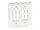 N080-208 | Tripp Lite Keystone Wall Plate with 8 Ports for