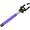 SIF05UF | Urban Factory Adjustable Selfie Stick - Purple
