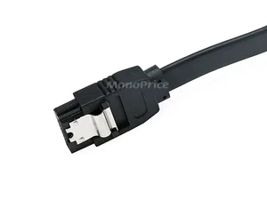 5123 | Monoprice 36-Inch SATA 6Gbps Cable - Black for Fast