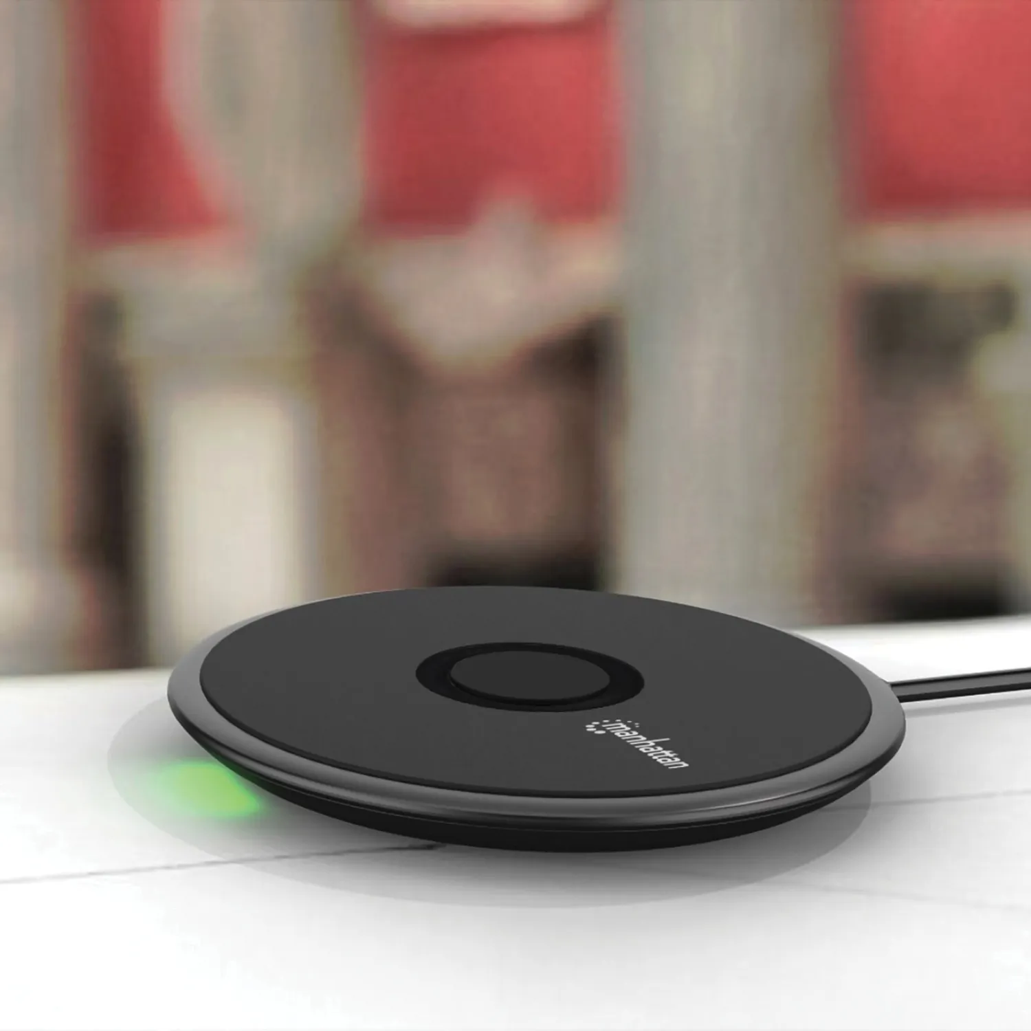 Manhattan 102186 Fast-wireless Charging Pad - 10 W