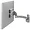 K2W110S | Chief K2 Wall Mounted Single Display Arm - Silver