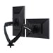 Chief K1D220B K1 Series Dual Disp Desk Mount 39 Black