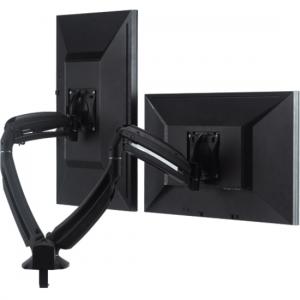 Chief K1D220B K1 Series Dual Disp Desk Mount 39 Black