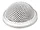 Shure Professional White Low Profile Boundary Microphone