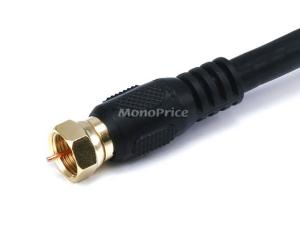 Monoprice 3032 Rg6 75ohm_cl2 Coax W F Type 12ft - Blk