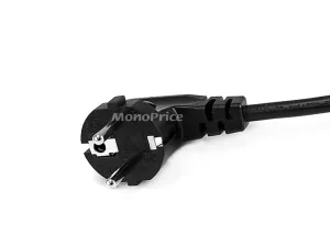 Monoprice 7692 6ft European Power Cord - Universal Compatibility  Dura