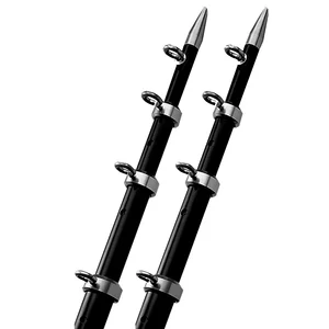 NWCWR-58989 | Taco Marine TACO 15' Black/Silver Outrigger