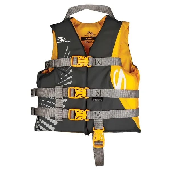 Stearns 2000036886 Antimicrobial Nylon Vest Life Jacket - Gold