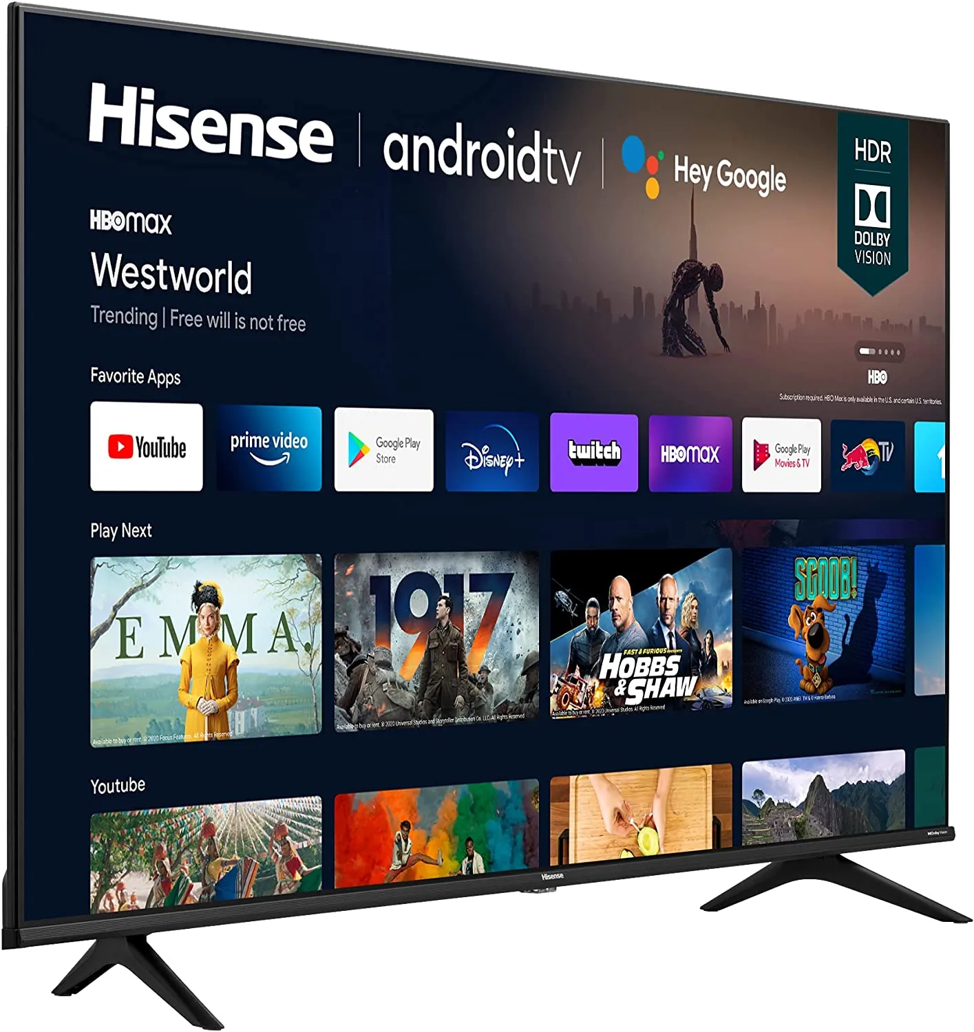 Hisense 65A6G 65-inch 4k Ultra Hd Android Smart Tv With Alexa Compatib