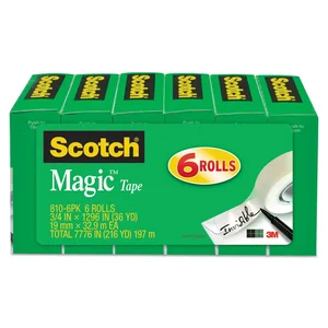 3m Scotch 3/4W Magic Tape - 72 yd Length x 0.75 Width - 3