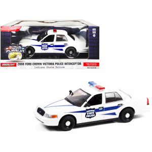 Greenlight GL85543 2008 Ford Crown Victoria Police Interceptor White W