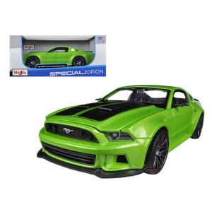 Maisto 31506grn 2014 Ford Mustang Street Racer Green Metallic With Bla