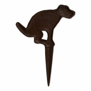 Accent 4506275 No! Pooping Cast Iron Garden Stake