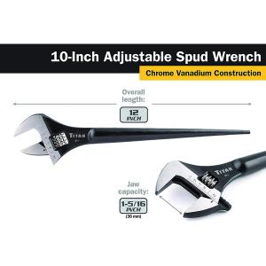 Titan 211 10 In Adjustable Construction Wrench