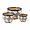 10018824 | Summerfield Terrace Geo Print Planter Trio for