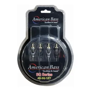 American AB-SQ-12FT 12 Ft. Rca Cable