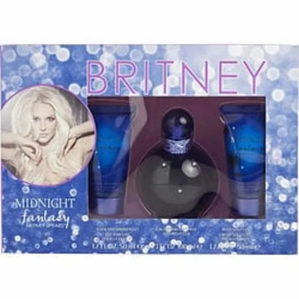 Britney 298829 Eau De Parfum Spray 3.3 Oz  Body Souffle 1.7 Oz  Shower