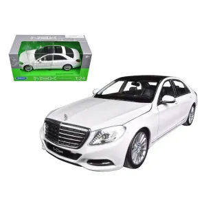 Welly 24051w Mercedes Benz S Class With Sunroof White Nex Models 124 D