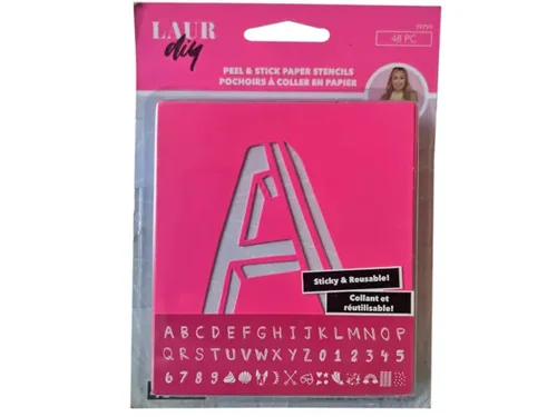CH983 | Bulk Buys LAURDIY Unicorn Stencil Adhesive Paper
