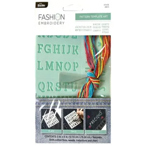 GW933 | Bulk Buys ABC's Beginner Embroidery Kit - Craft