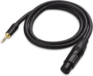 Cable 500021-3 1 8 Inch  Unbalanced 3.5mm To Xlr Cable 3 Ft Male To Fe