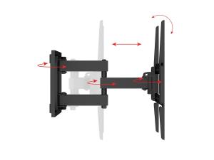 Monoprice 21962 Ez Series Full Motion Articulating Tv Wall Mount Brack