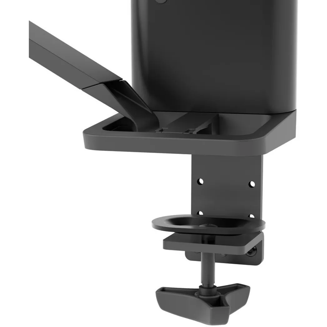 Ergotron 45-631-224 Trace Dual Monitor Mount - Adjustable Matte Black 