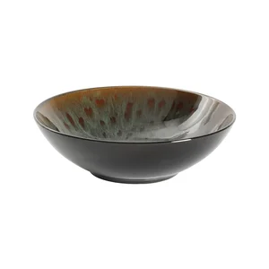 126967.16R | Gibson Kyoto Teal 16-Piece Double Bowl