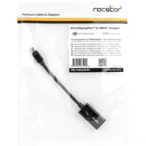 Rocstor Y10A239-B1 Mini Displayport To Hdmi Adapt