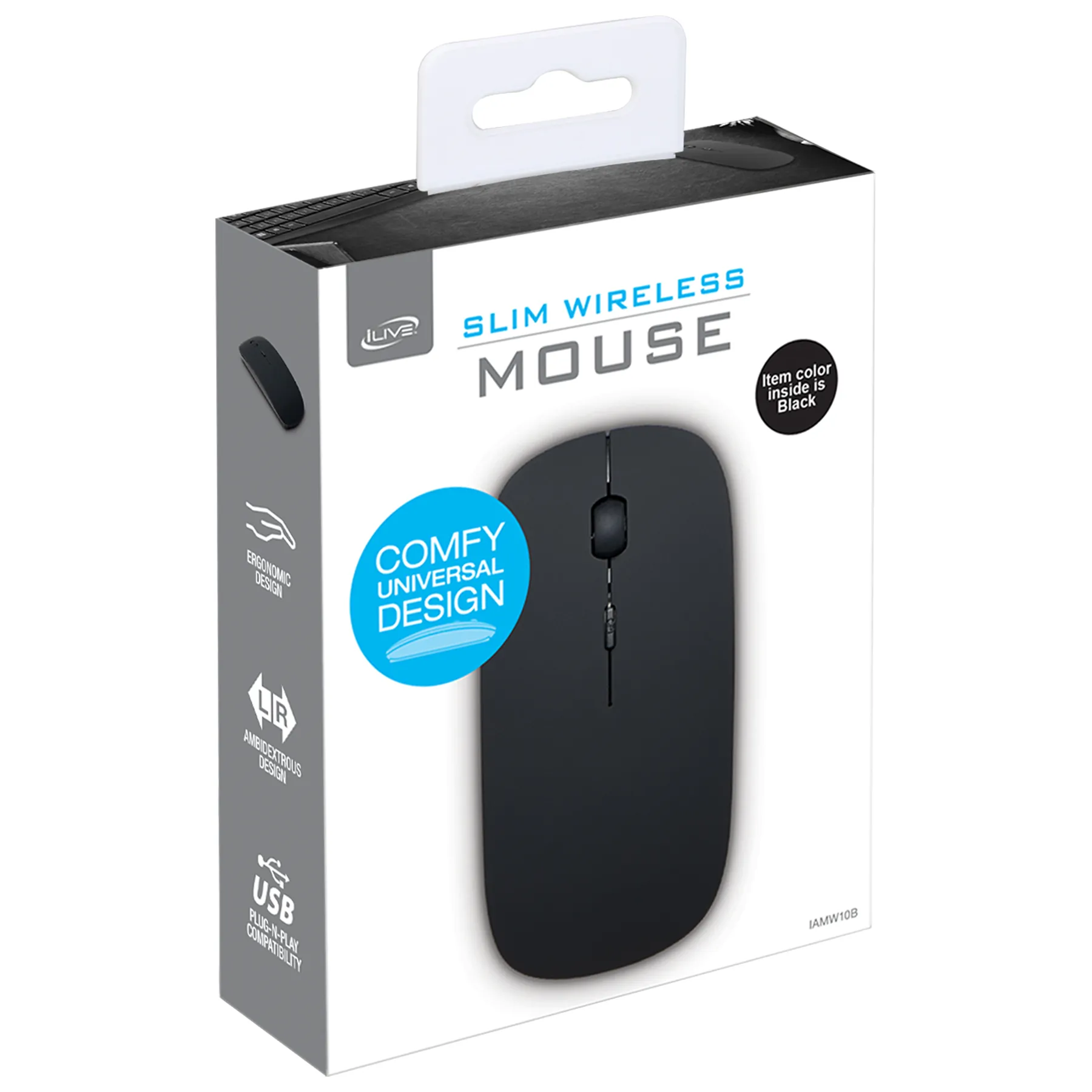 Dpi IAMW10B 2.4ghz Slim Wireless Mouse