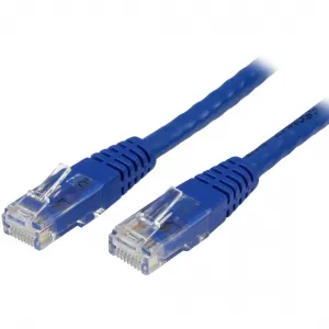 Startech C6PATCH6BL 6ft Cat6 Ethernet Cable - Blue Molded Gigabit - 10