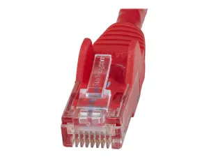 Startech N6PATCH75RD 75ft Cat6 Ethernet Cable - Red Snagless Gigabit -