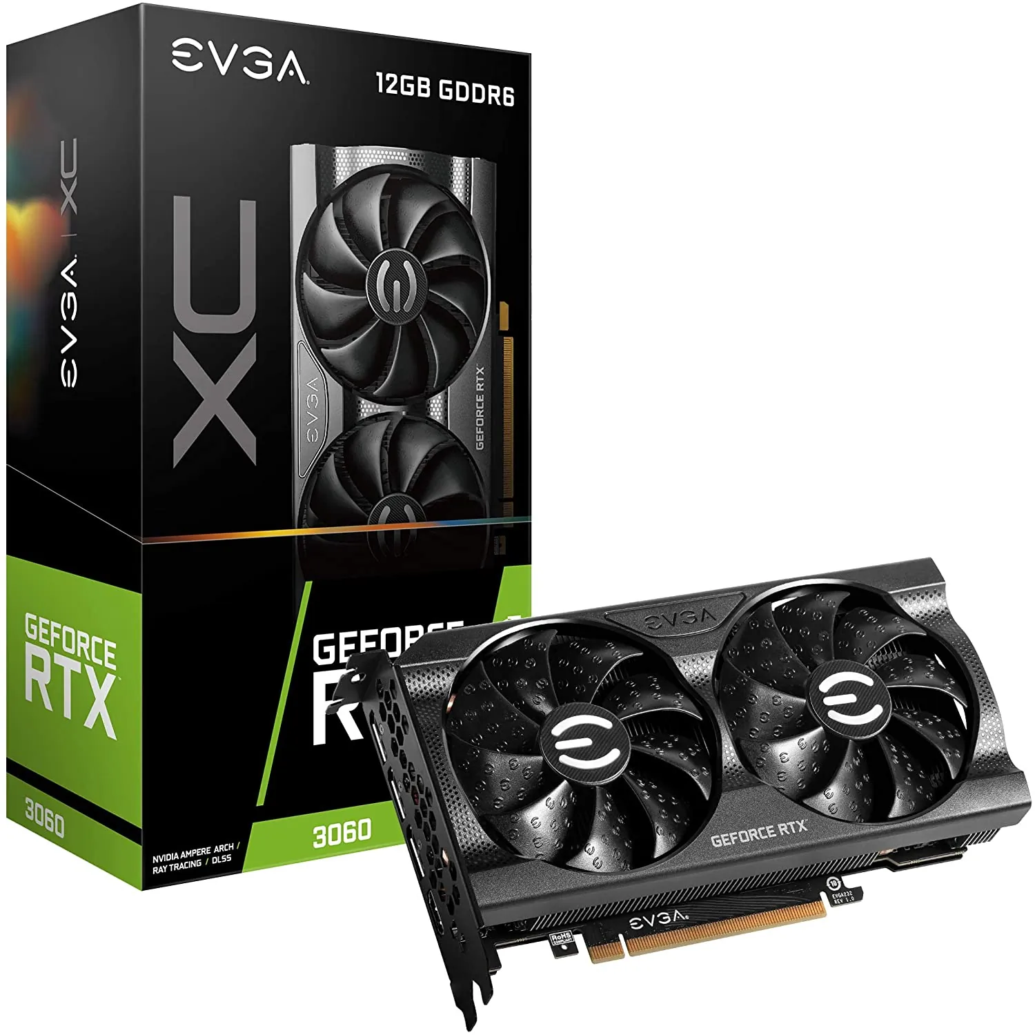 Evga 12G-P5-3657-KR Geforce Rtx 3060 Xc Gaming Graphics Card