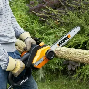 Positec WG304.1 Worx 15 Amp Electric Chainsaw With 18-inch Bar