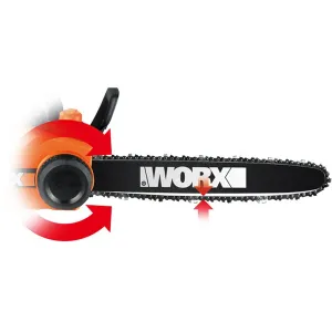 Positec WG304.1 Worx 15 Amp Electric Chainsaw With 18-inch Bar