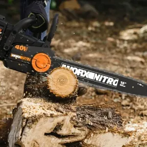 Positec WG385 Worx Nitro 40v Power Share Cordless 16 Chainsaw With Bru